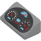 LEGO Slope 1 x 2 (31°) with Oval Dashboard with Gauges (73784 / 85984)