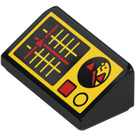 LEGO Slope 1 x 2 (31°) with Red and Yellow Control Panel (85984 / 111223)