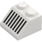 LEGO Slope 2 x 2 (45°) with Black Grille (60186 / 69607)