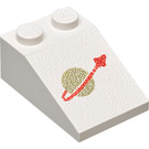 LEGO Slope 2 x 3 (25°) with Classic Space Logo (3298)