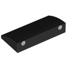 LEGO Slope 2 x 4 Curved with Two White Dots without Bottom Tubes (6106 / 100916)