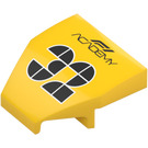 LEGO Slope Curved 2 x 2 with Notches 27° with ‘F1 ACADEMY’ and ‘32’ (7821)