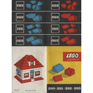 LEGO Sloping Roof Bricks 2 x 2 (Rouge) 282-1 Instructions