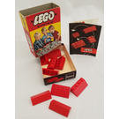 LEGO Sloping Roof Bricks Set (Red) 280-1