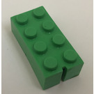 LEGO Slotted Kloss 2 x 4 (1 Spor)