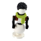LEGO Snowman (Lime Foulard) Figurine