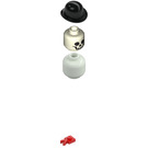 LEGO Snowman (Mini) - Clip Mano (Glow in the Dark) Minifigure