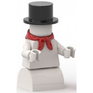 LEGO Snowman on White Slope Minifigure