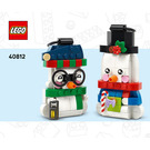 LEGO Snowman Ornaments Set 40812 Instructions