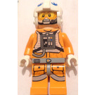 LEGO Snowspeeder Pilot with White Helmet and Headset Minifigure