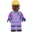 LEGO Soccer Goalie with Lavender Uniform and Light Yellow Hair Minifigure