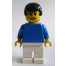 LEGO Soccer Player Blauw/Wit Team minifiguur