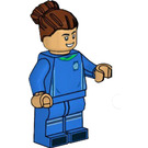 LEGO Soccer Player, Female (Reddish Brown Bun) Minifigure