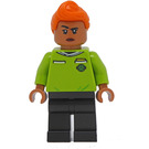 LEGO Soccer Referee with Lime Top Minifigure
