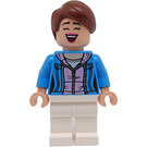 LEGO Soccer Spectator with Dark Azure Jacket Minifigure