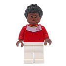 LEGO Soccer Spectator with Red Jersey and White Legs Minifigure