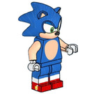 LEGO Sonic the Hedgehog with Smirk Minifigure