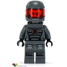 Space Police 3 Officer with Red Visor and Air Tanks (Smirk / Scared)<br/>()
