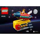 LEGO Raum Rakete Ride 40335 Instructions