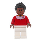 LEGO Spectator - Femelle Rouge Football Fan Minifigurine