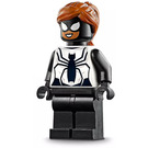 LEGO Spider-Mädchen mit Schwarz und Weiß Anzug Minifigur