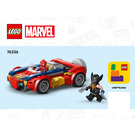 LEGO Spider-Man Car vs. Venomized Wolverine Set 76336 Instructions