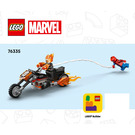 LEGO Spider-Man vs. Ghost Rider Motorcycle Set 76335 Instructions