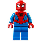 LEGO Spider-Man with Blue Legs and Dark Red Webbing Minifigure