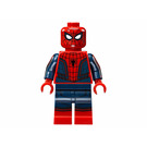 LEGO Spider-Muž s Dark Modrá Nohy a Úzký Červená Truhla Minifigurka