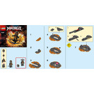 LEGO Spinjitzu Burst - Cole 70685 Instrucciones