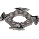 LEGO Spinner Crown with Serrated Edges and Black and White Edges (10455)
