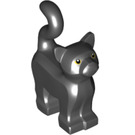LEGO Standing Katze mit Lange Schwanz mit Gelb Augen Muster (6175 / 22378)
