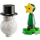 LEGO Star Wars Advent Calendar 2025 Set 75418-1 Subset Day 24 - Snowman BB-8 and Christmas Tree