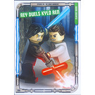 LEGO Star Wars Trading Card Game (English) Series 1 - # 198 Rey Duels Kylo Ren Card