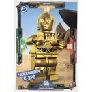 LEGO Star Wars Trading Card Game (Polish) Series 3 - # 43 Zaciekawiony C-3PO