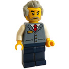 LEGO Station Master with Sand Blue Vest Minifigure