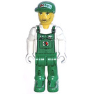 LEGO Station Meccanico con Verde Salopette Minifigure