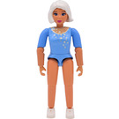 LEGO Stella with Medium Blue Top with Silver Stars Pattern Minifigure