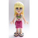 LEGO Stephanie, Magenta Skirt, Lime Bikini Top Minifigure