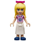 LEGO Stephanie, Magenta Horní, Bílá Apron Minifigurka