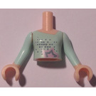 LEGO Stephanie Torso, with Star and Scales Pattern (92456)