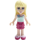 LEGO Stephanie with Aqua Flower Top Minifigure