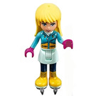 LEGO Stephanie with Azure Ski Jacket and Ice Skates Minifigure