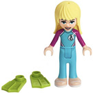 LEGO Stephanie with Azure Wetsuit and Flippers Minifigure