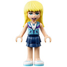 LEGO Stephanie s Modrá a Fialová Mikina s kapucí Minifigurka