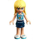 LEGO Stephanie with Blue and Yellow Star Top Minifigure