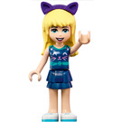 LEGO Stephanie with Cat Face Top and Cat Ears Minifigure