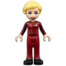 LEGO Stephanie med Mørk rød Drakt Minifigur