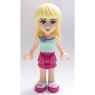 LEGO Stephanie mit Blume oben Minifigur