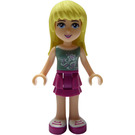 LEGO Stephanie met Groen Floral Top Minifiguur